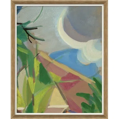 Soicher Marin House Of Abstraction 3 - Picture Frame Painting On Paper In Blue;green;gray