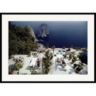 Soicher Marin Il Canille By Slim Aarons - Single Picture Frame Photograph In Black Framed Paper