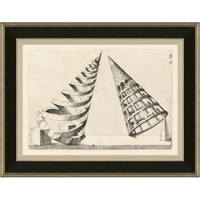 Soicher Marin Illustration Of Sculpture Iii - Single Picture Frame Print In Neutral