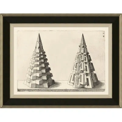 Soicher Marin Illustration Of Sculpture Iv - Single Picture Frame Print In Multi