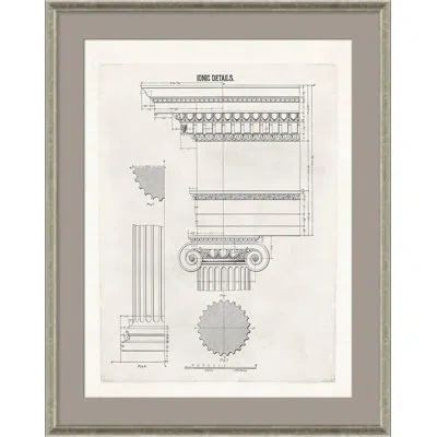 Soicher Marin Ionic Details By David Phoenix - Painting On Paper In Gray