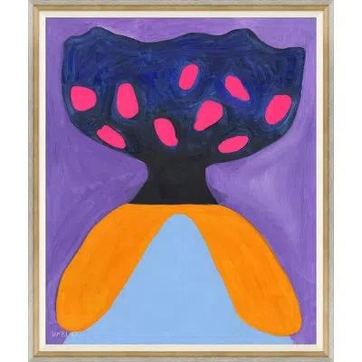 Soicher Marin Jacinta By Susan Hable - Single Picture Frame Painting In Purple