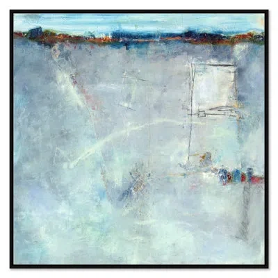 Soicher Marin Josh's View By Jill Krasner - Single Picture Frame Painting On Canvas In Blue