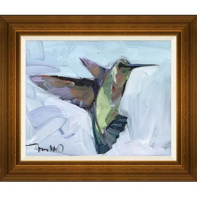 Soicher Marin Just A Hummingbird By Joseph Mota - Picture Frame Painting In Brown