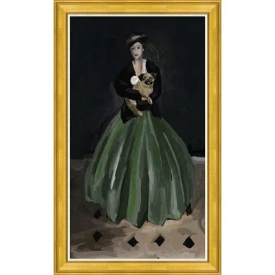 Soicher Marin 'kate 1' By Dana Gibson - Floater Frame Painting On Canvas In Multi