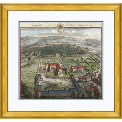 Soicher Marin Kip's Views Of Great Britain 1' - Picture Frame Painting On Paper In Multi