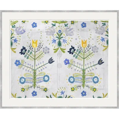 Soicher Marin La Fete (var. 3) By Paule Marrot - Single Picture Frame Print In White