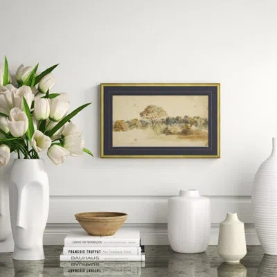 Soicher Marin 'landscape 1' - Picture Frame Painting On Paper In Multi