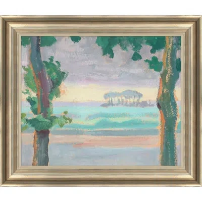 Soicher Marin Landscape With Trees By Elba - Single Picture Frame Print On Canvas In Multi