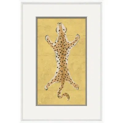 Soicher Marin 'leopard Series' By Dana Gibson - Picture Frame Painting On Paper In White