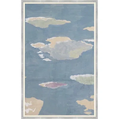 Soicher Marin Les Nuages I (var. 1) By Paule Marrot - Single Picture Frame Print In Blue