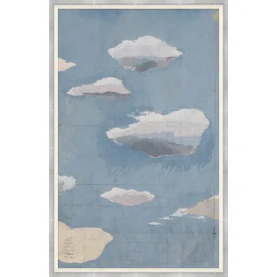 Soicher Marin Les Nuages Ii (var. 1) By Paule Marrot - Single Picture Frame Print In Blue