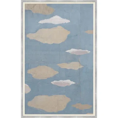 Soicher Marin Les Nuages Iii (var. 1) By Paule Marrot - Single Picture Frame Print In Blue