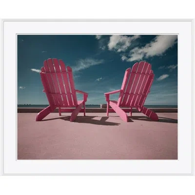 Soicher Marin 'lounging' - Picture Frame Photograph On Paper In Blue;beige;pink