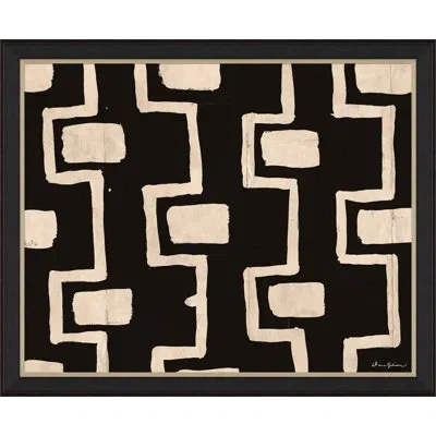 Soicher Marin Mala Cloth In Black By Dana Gibson - Picture Frame On Paper