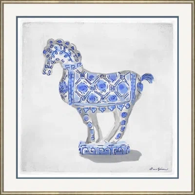 Soicher Marin 'manchu West' By Dana Gibson - Picture Frame Painting On Paper In Black