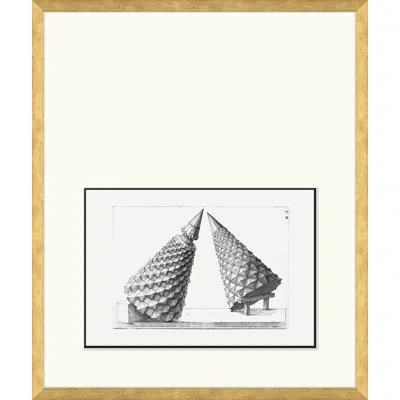 Soicher Marin Mathmatical Shapes - Framed On Paper Print (c) In Multi