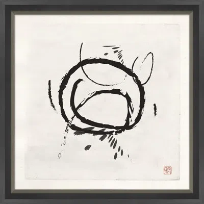 Soicher Marin Meditations In An Emergency 2 - Picture Frame Painting On Paper In Black;irovy