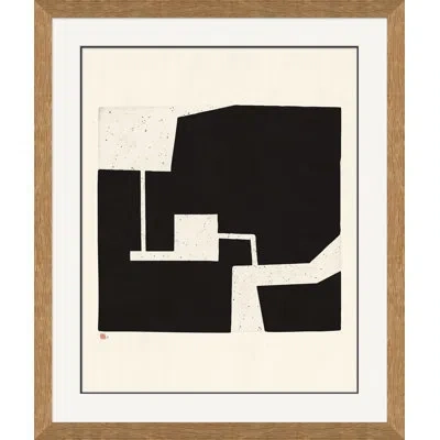 Soicher Marin Medium 2 - Picture Frame Painting On Paper In Black;cream