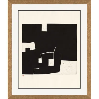 Soicher Marin Medium 5 - Picture Frame Painting On Paper In Black