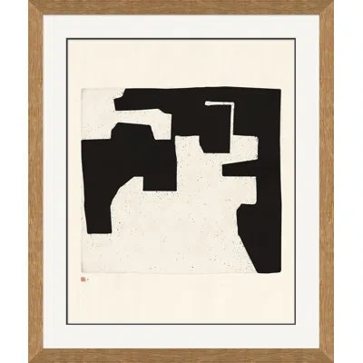 Soicher Marin Medium Picture Frame On Paper In Black;beige