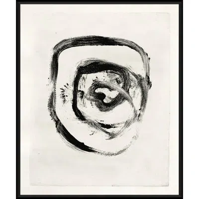 Soicher Marin Mid-century Homage - Picture Frame Painting On Paper In Neutral