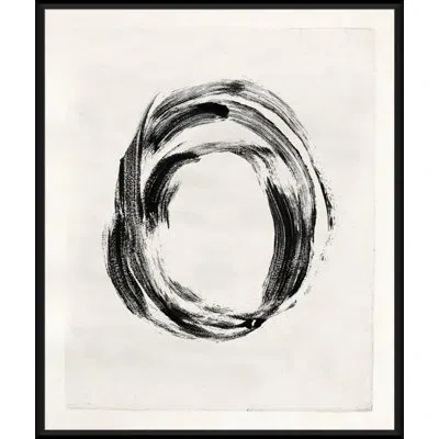 Soicher Marin Mid-century Homage - Picture Frame Painting On Paper In Black