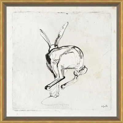 Soicher Marin Mid-turn By Yuki Osada - Single Picture Frame Painting In Neutral