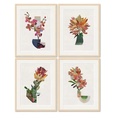 Soicher Marin Minima Iii-vi - 4 Piece Single Picture Frame Painting Set In Multi
