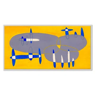 Soicher Marin Mod - Max - Painting On Canvas In Yellow
