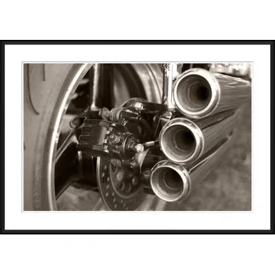 Soicher Marin 'motorcycle Details 3' - Picture Frame Photograph On Paper In Multi