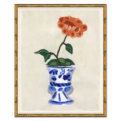 Soicher Marin Mum In Porcelain Vase In Multi