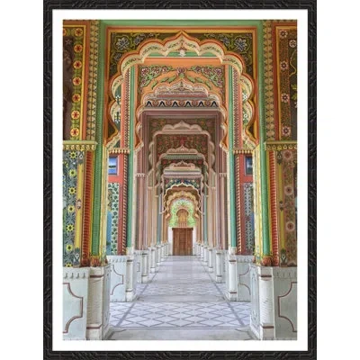 Soicher Marin 'my Trip Abroad' - Picture Frame Photograph On Paper In Brown;green;yellow