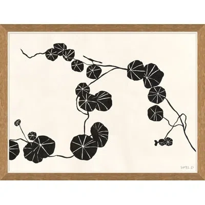 Soicher Marin 'nasturtium 1' By Susan Hable - Picture Frame Painting On Paper In Multi