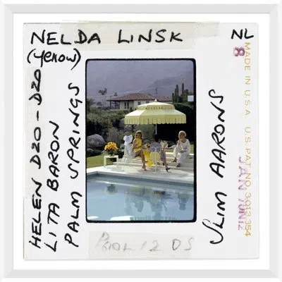 Soicher Marin ''nelda And Friends - Slide" January 1, 1970 By Slim Aarons - Picture Frame Photograph On Paper In Multi