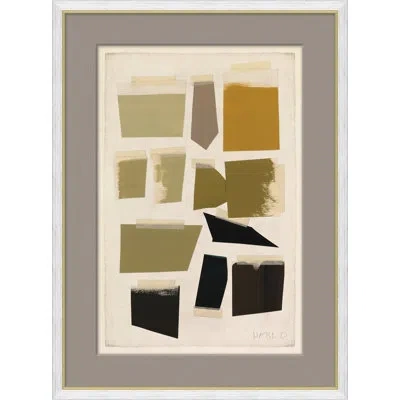 Soicher Marin 'neutrals' By Susan Hable - Picture Frame Painting On Paper In Brown