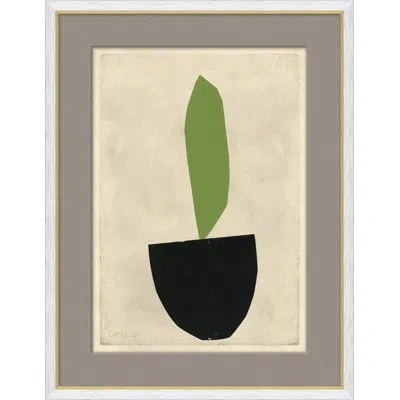 Soicher Marin 'new Growth' By Susan Hable - Picture Frame Painting On Paper In Black