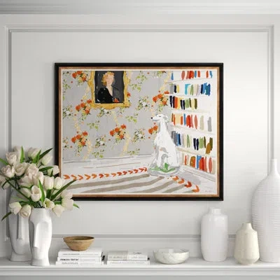 Soicher Marin Noble Dog By Dana Gibson - Picture Frame Painting On Paper In Multi
