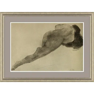 Soicher Marin Nude Figure By David Phoenix - Picture Frame Drawing Print On Paper In Multi