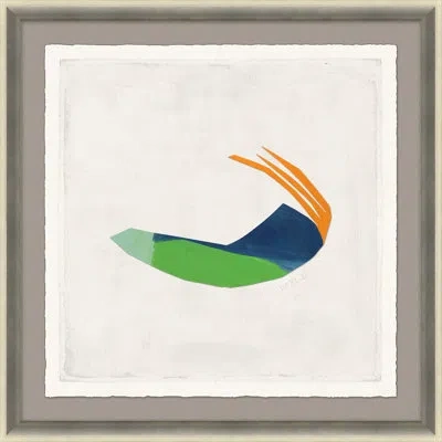 Soicher Marin Odds & Ends Ix By Susan Hable - Single Picture Frame Print In Green,blue,orange