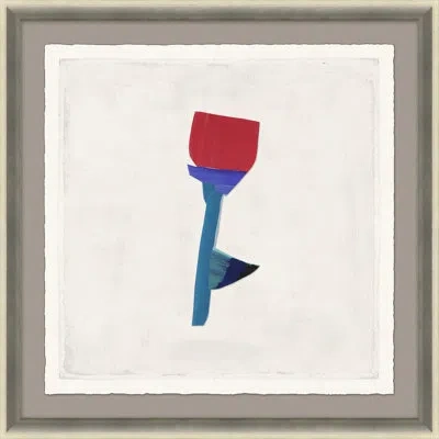 Soicher Marin Odds & Ends Xxxi By Susan Hable - Single Picture Frame Print In Red,purple,blue