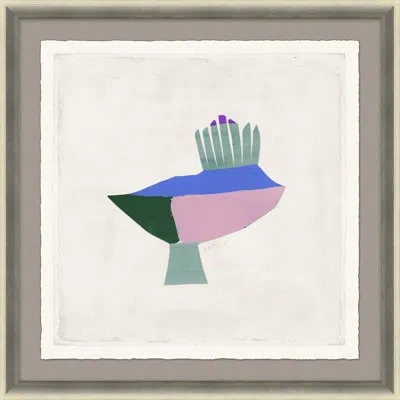 Soicher Marin Odds & Ends Xxxii By Susan Hable - Single Picture Frame Print In Pink,blue,green