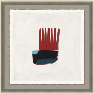 Soicher Marin Odds & Ends Xxxv By Susan Hable - Single Picture Frame Print In Red,blue,black