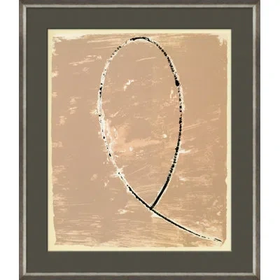 Soicher Marin Offset This 1 -  Picture Frame Painting On Paper In Black;brown;white