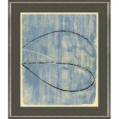 Soicher Marin Offset This 6 - Picture Frame Graphic Art On Paper In Blue;black;cream