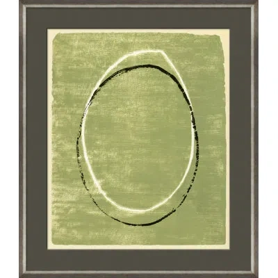 Soicher Marin 'offset This 7 ' -  Picture Frame Painting In Black;white;green