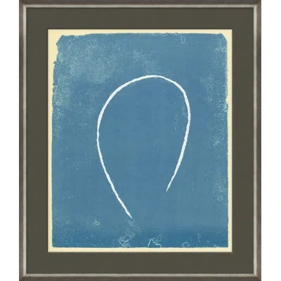 Soicher Marin Offset This 8 - Picture Frame Graphic Art On Paper In Blue;white;cream