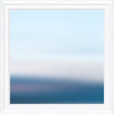Soicher Marin 'ombre' - Picture Frame Graphic Art Print On Paper In Blue