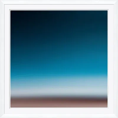 Soicher Marin Ombre - Picture Frame Painting Print On Paper In Brown;navy