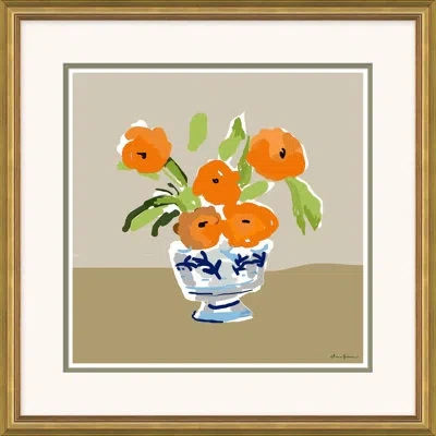 Soicher Marin Orange Bowl By Dana Gibson In Green;beige;orange